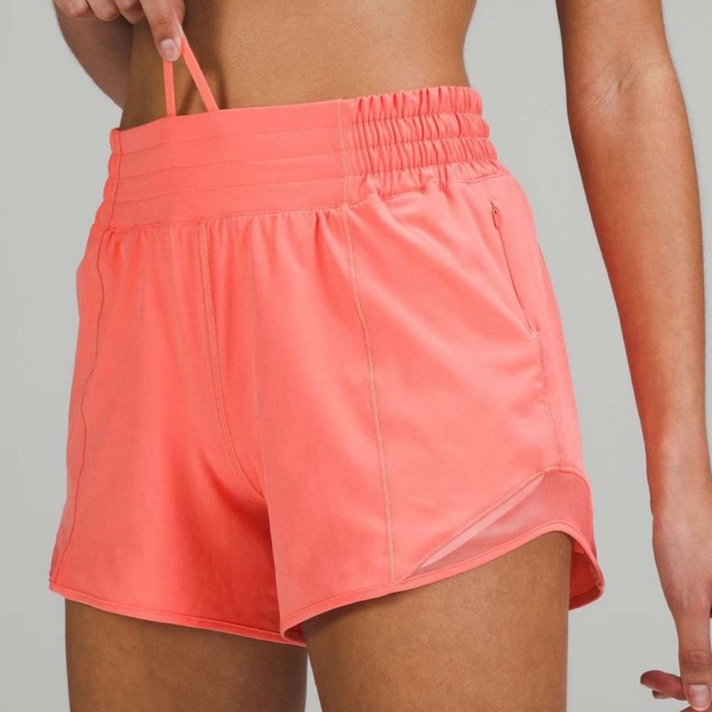 Lululemon Hotty Hot HR 4” Short | Raspberry Cream Size 6